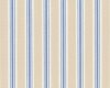 Englischer Fischgrat-Dekostoff Clarke & Clarke BAY STRIPE, Streifen-Design, helles beige-taubenblau