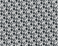 Baumwoll-Stretch SETUBAL, Ringe-Muster, schwarz-weiß