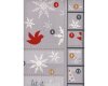 70-cm-Abschnitt Patchworkstoff HOLIDAY SPARKLE, Panel Adventskalender, grau