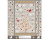 70-cm-Abschnitt Patchworkstoff HOLIDAY SPARKLE, Panel Adventskalender, grau