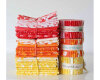 Patchworkstoff SIMPLY COLORFUL, Rechtecke, rot, Moda Fabrics
