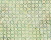 Batik-Patchworkstoff LATITUDE BATIKS, Blüten-Stempel, stumpfes gelb-moosgrün, Moda Fabrics