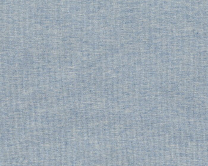 Leichter Kuschel-Sweat MELANGE, extrabreit, helles taubenblau meliert