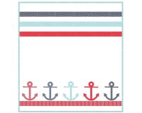 Patchworkstoff DAYSAIL, Streifen, helles türkis, Moda Fabrics