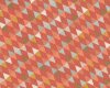 Patchworkstoff PERSIMMON, geteilte Rauten, dunkles aprikot-helles mintgrün, Moda Fabrics
