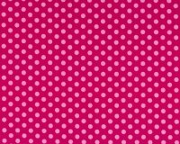 Feincord KATI SPOTS, große Punkte, fuchsia-rosa