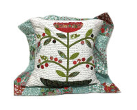 Patchworkstoff JUNIPER BERRY, Weihnachtsschrift, schwarz-antikweiß, Moda Fabrics