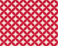 Patchworkstoff BONNIE & CAMILLE BASICS, Kreuz-Ovale, rot-wollweiß, Moda Fabrics