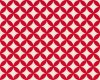 Patchworkstoff BONNIE & CAMILLE BASICS, Kreuz-Ovale, rot-wollweiß, Moda Fabrics