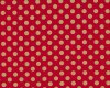Patchworkstoff SPOT ON, regelmäßige Punkte, rot-gold