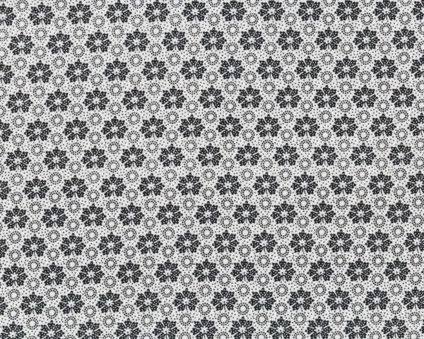 Patchworkstoff SIMPLE PLEASURES mit Blumen, Scherenschnitt, schwarz, Northcott