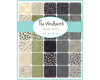 Patchworkstoff THE WORDSMITH, Rosen, helles beige-nachtblau, Moda Fabrics