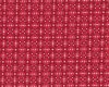 Patchworkstoff TWEET FOR TWO, Fliesen-Ornament-Muster, stumpfes rot