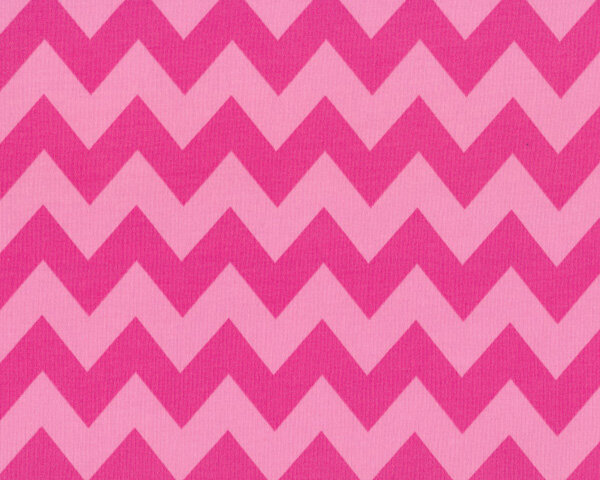 Baumwolljersey MIA, Zacken-Streifen, rosa-pink