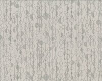 Patchworkstoff ARVIKA, Blattketten, natur dunkel