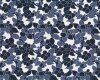 Patchworkstoff SIMPLY COLORFUL II, Blatt und Blüte, blaugrau-gedecktes dunkelblau, Moda Fabrics