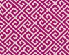 Feiner Popeline-Patchworkstoff SKOPELOS, Mäander-Rauten, fuchsia-natur
