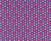 Patchworkstoff "Snow Queen" mit Schneestern-Kreisen, dunkles fuchsia-lila-blau