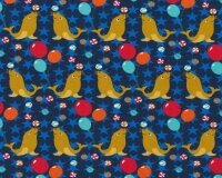 Glatter kühler Baumwolljersey CIRCUS SEAL, Robben...