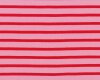 Baumwoll-Jersey CAMPBELL, schmale und breite Streifen, extrabreit, rosa-rot