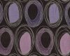 Eleganter Jacquard-Stoff "Ellipse" mit großen Ovalen, schwarz-lila