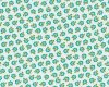 Patchworkstoff FOLKLORE, Streublümchen, gebrochenes weiß-türkisgrün, Moda Fabrics