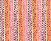 Patchworkstoff "Flea Market Fancy", Bänder mit Blattzweigen, fuchsiarot-rosa-gedecktes orange