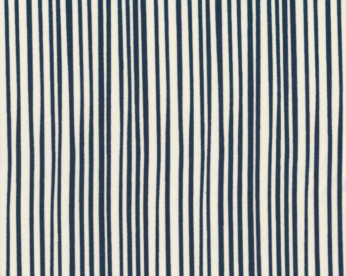 Popeline-Patchworkstoff ESSENTIALS II, Streifen, gebrochenes weiß-marineblau