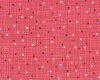 Patchworkstoff "Farmdale Crosshatch" mit Punkte-Gitter, kräftiges rosa