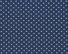 Baumwolljersey JERSEYDOTS, Punkte, jeansblau