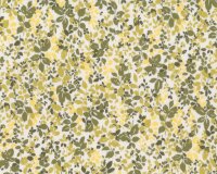 Batist REGENT STREET LAWNS, Blätter-Ranken, olivgrün-gebrochenes weiß, Moda Fabrics