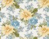 Baumwollflanell FANCY FLANELL, Blüten-Bouquets, gebrochenes weiß-helles goldbraun
