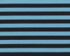 Baumwoll-Jersey CAMPANTE, breite Streifen, himmelblau-schwarz