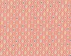 Patchworkstoff PERSIMMON, Rauten mit Punkt, wollweiß-dunkles aprikot, Moda Fabrics