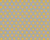 Patchworkstoff "Spot" mit regelmäßigen Punkten, grau-orange