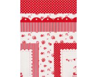 90-cm-Rapport Patchworkstoff THE SIMPLE LIFE, Kinderbilder, Riley Blake