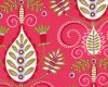 Patchworkstoff PILLOW & MAXFIELD mit Phantasie-Blüten, pink