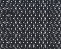 Patchworkstoff HARMONY, Viereck-Punkt-Kette, schwarz-weiß