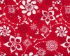 Patchworkstoff SOLSTICE, Weihnachtsblüten, rot, Moda Fabrics