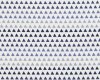 Patchworkstoff CORALINE, Dreiecke, weiß-taubenblau