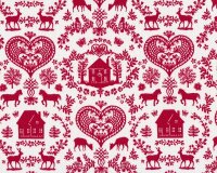 Patchworkstoff SIMPLE PLEASURES mit Häusern und...