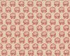 Patchworkstoff LE MARAIS, Fächer-Blumen, hellbeige-stumpfes rot, Moda Fabrics
