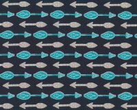 Bio-Baumwolljersey mit Elasthan ORGANIC BOLT, Pfeile,...