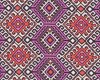 Patchworkstoff HAPI CAMEL BLANKET, Zacken-Ornamentmuster, aprikot-rosa