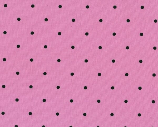 Öko-Tex Trachten-Baumwollstoff PRIMA, Punkte, rosa-tannengrün