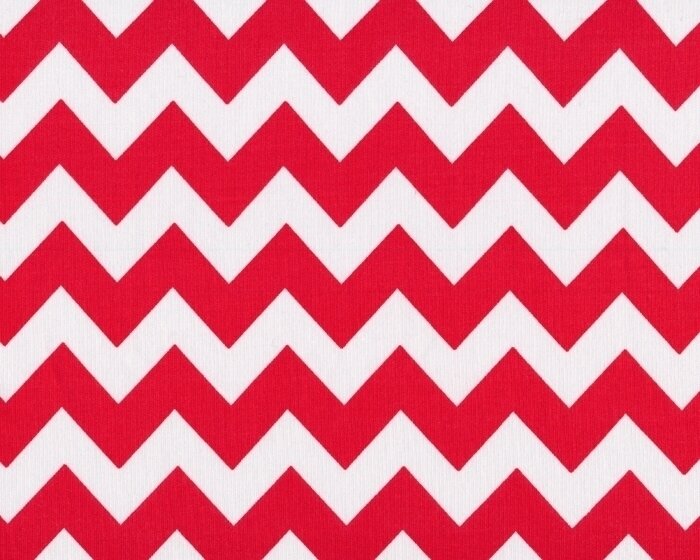 Kuschel-Sweat MIA SWEAT, Chevron-Zacken, rot-weiß