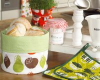 Deko-Westfalenstoff LIVING HEISSE KÜCHE, Töpfe und Pfannen, rot