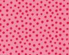Westfalenstoff JUNGE LINIE, große Punkte, rosa-rot