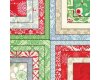 Patchworkstoff SOLSTICE, Blüten-Rauten-Gitter, grau, Moda Fabrics