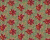 Patchworkstoff JELLY BEAN, Blüten, schilfgrün-gedecktes rot, Moda Fabrics